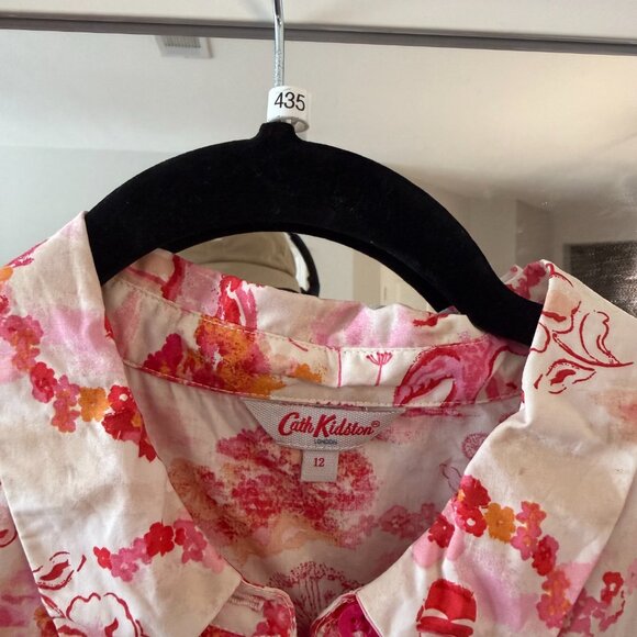 Cath Kidston Sleeveless Hot Air Balloon Print Shirt Dress – Size 12 - Picture 3 of 5